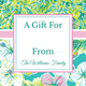 Hidden Birds and Hibiscus Square Gift Stickers Image 2 of 2
